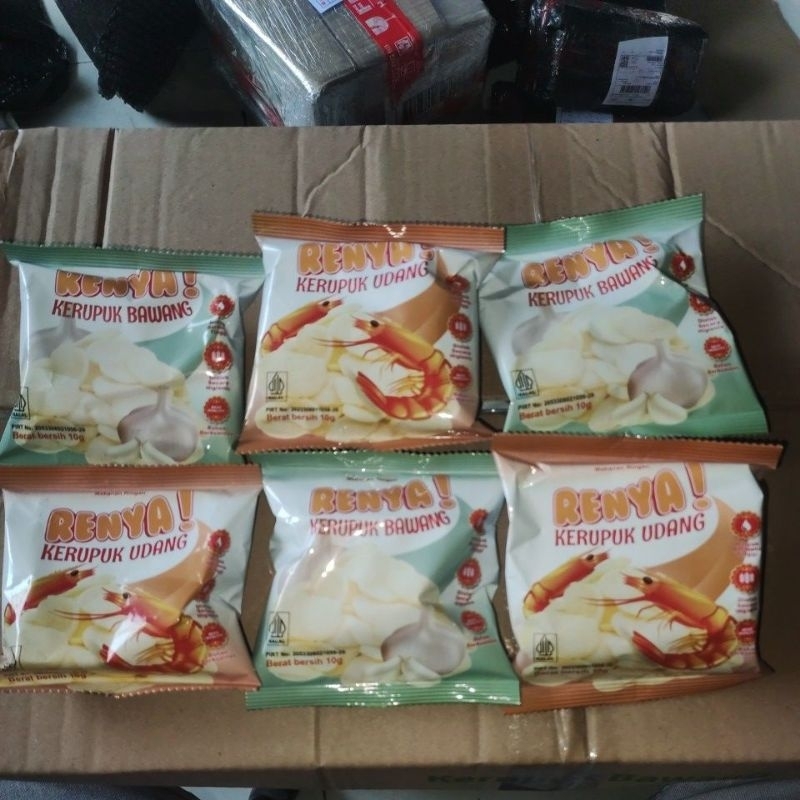 

kerupuk udang dan bawang 10g(6pcs)