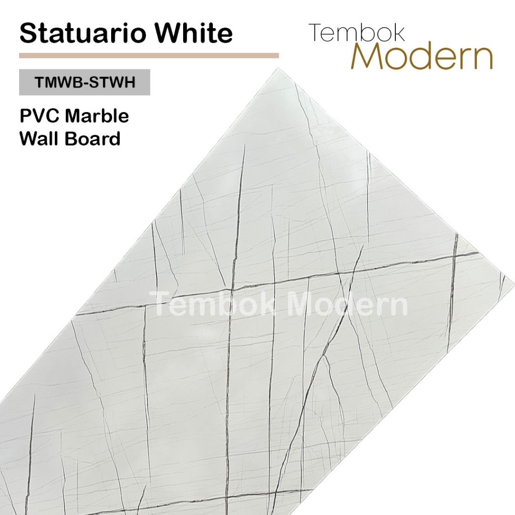 Panel PVC Marmer Marble PVC Wall Board Hiasan Dinding