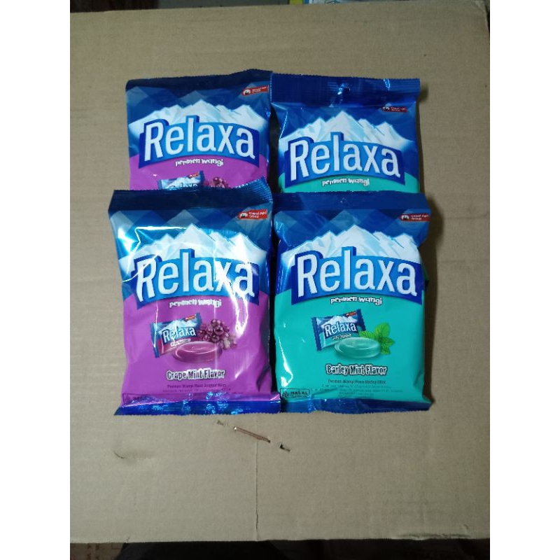 

Permen Relaxa Grape Mint Barley Mint 125g isi 50 pcs