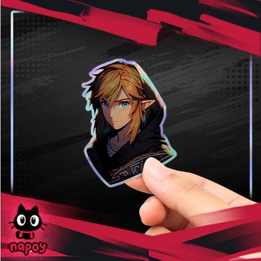 

Stiker Hologram Game Zelda Link 2