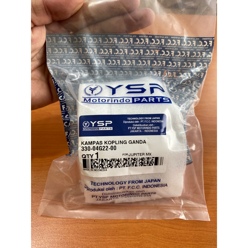 YSP Kampas Kopling Ganda Only Jupiter MX Old 1S7 / Otomatis Ganda Kopling / Asli F.C.C