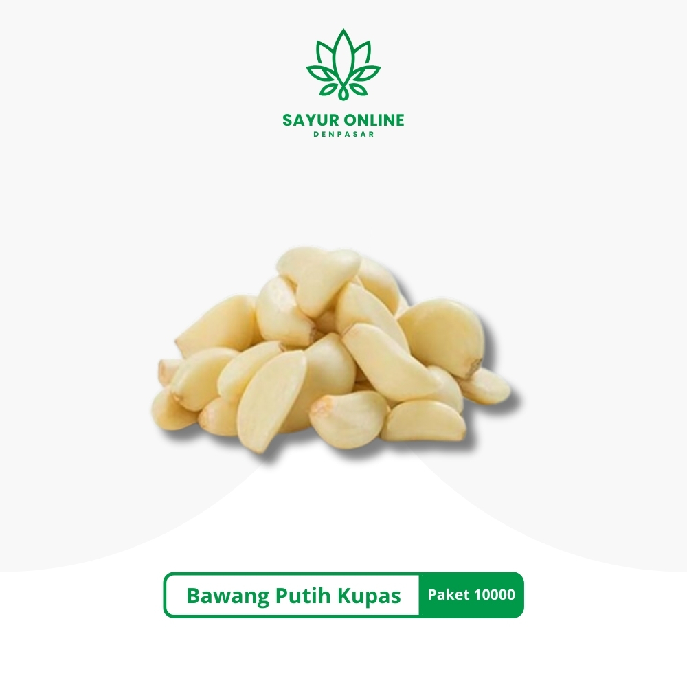 

Bawang Putih Kupas Paket 10000 - Sayur Online Denpasar