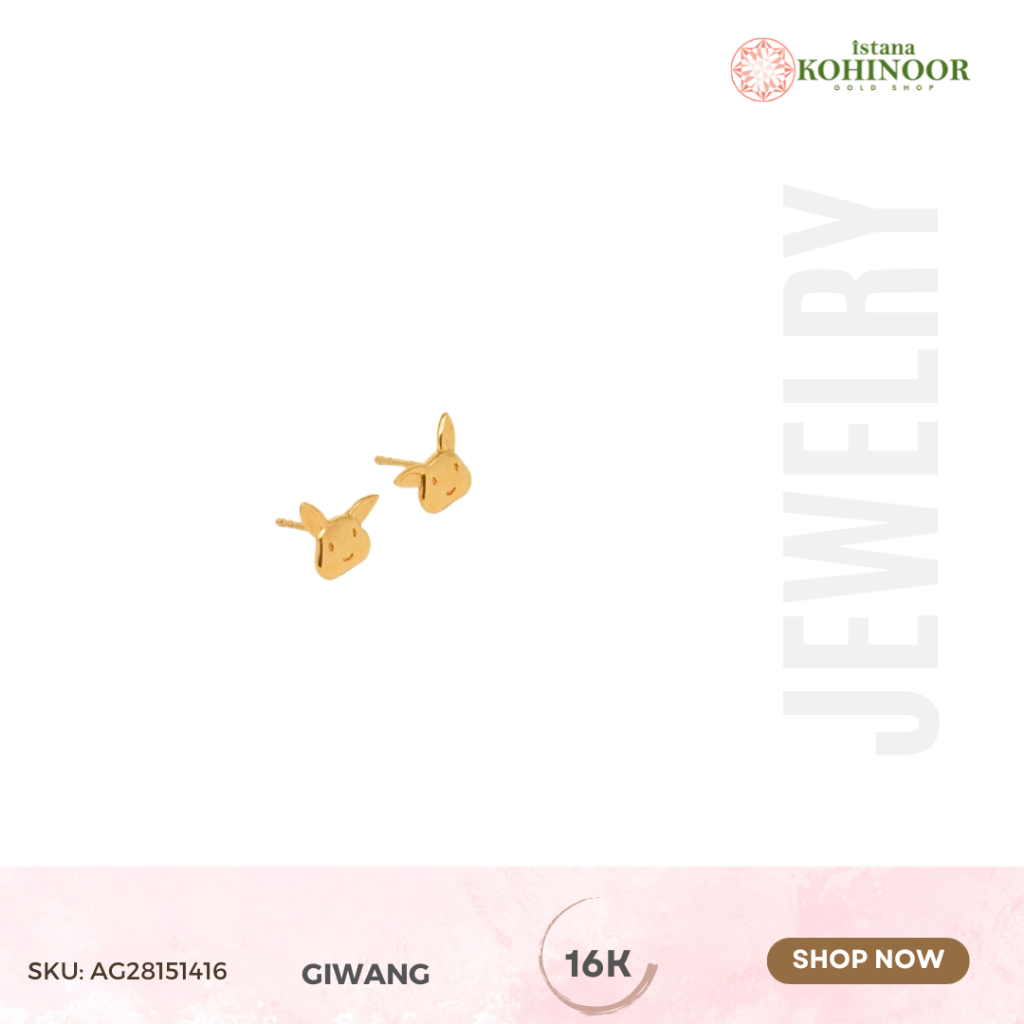 KOHINOOR GIWANG EMAS 16K GOLD YELLOW GOLD VARIASI EMAS