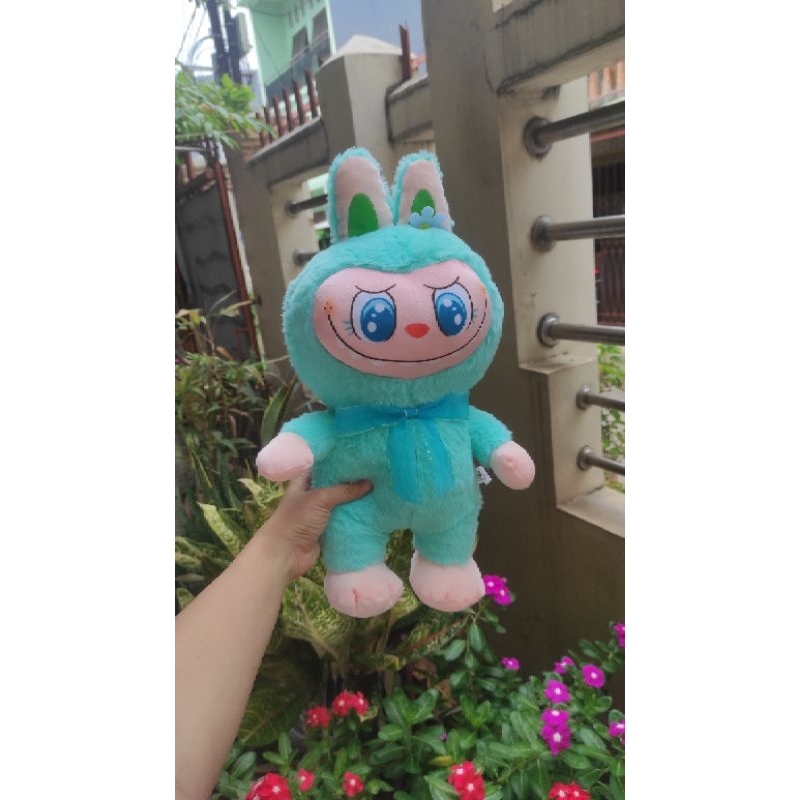 Boneka labubu the monster exciting macaron size L
