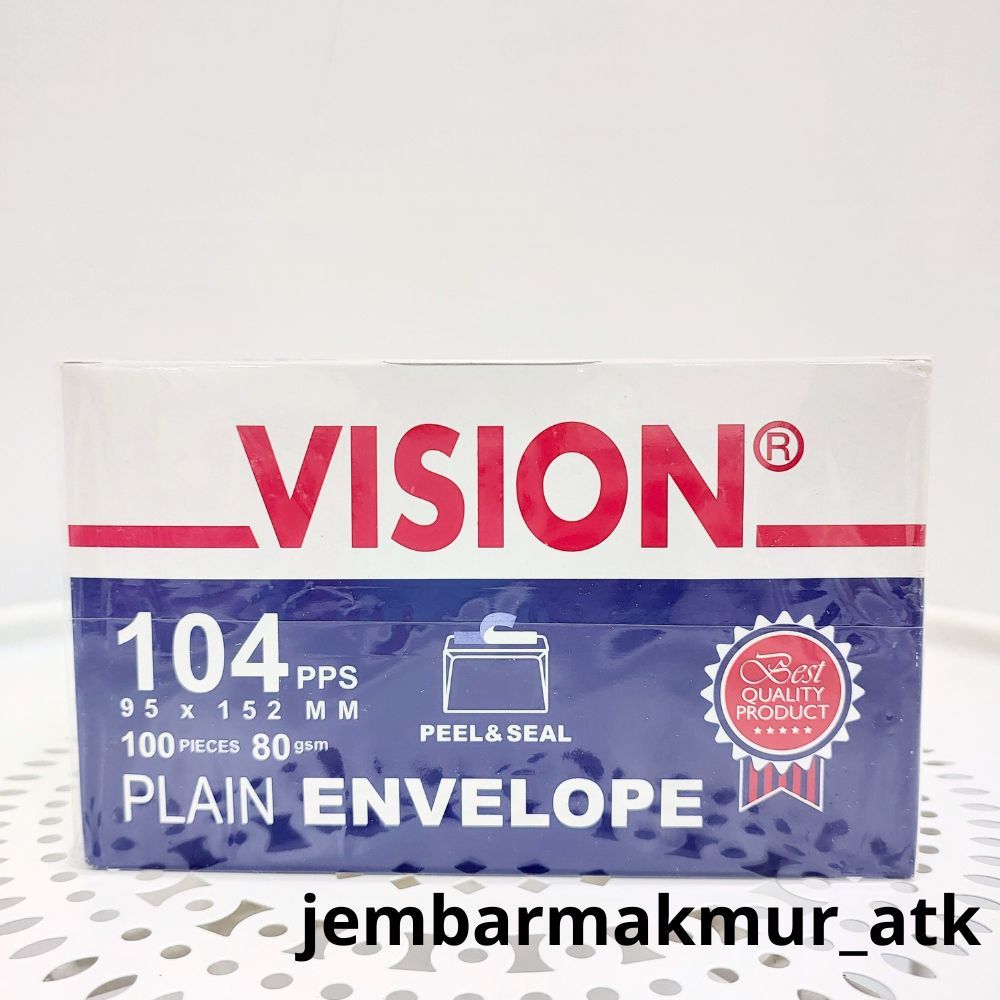 

Amplop Putih Polos Vision 104