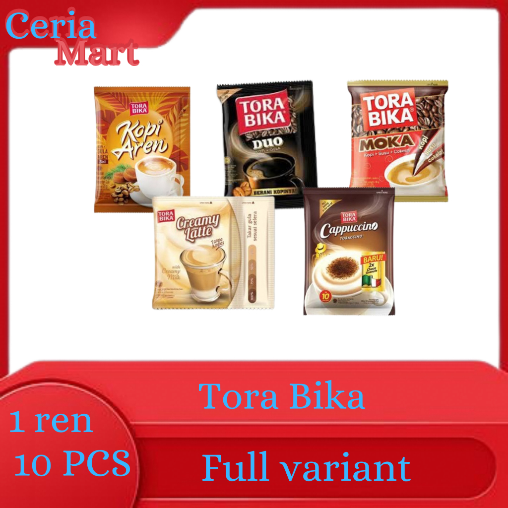 

TORABIKA COFFE / KOPI TORABIKA ALL VARIANT 1 RENCENG ISI 10 PCS