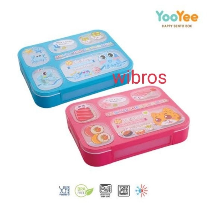 Kotak nasi lunch box Anak sekolah