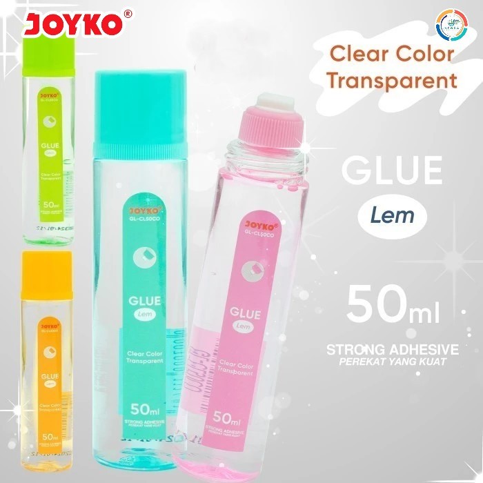 

Joyko Liquid Glue Color Lem Kertas Cair GL-CL50CO | 50 ml