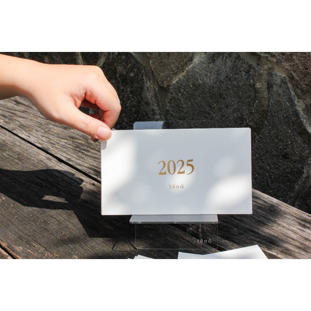 

2025 Acrylic Standing Calendar / Kalender 2025 Aesthetic / Kalender Meja