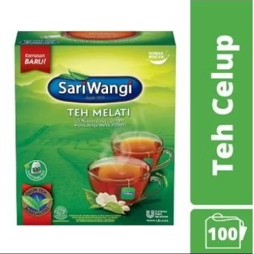 

sariwangi sari melati 1,9 gram 100 pcs