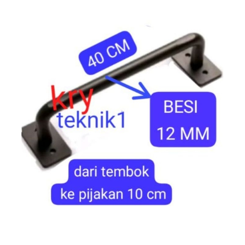 Anak Tangga Tempel Dinding Pijakan Tangga Anak Tangga Monyet Besi 12mm Tangga Monyet Tempel Dinding