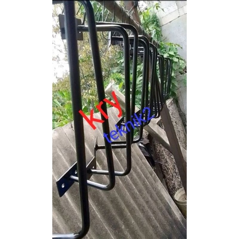 RB Anak Tangga Tempel Dinding Pijakan Tangga Anak Tangga Monyet Besi 12mm Tangga Monyet Tempel