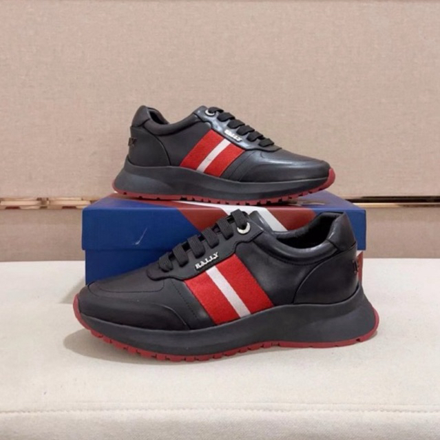 SEPATU PRIA SNEAKERS HITAM KULIT HITAM KEREN/SEPATU PRIA TERLARIS/5168-1A