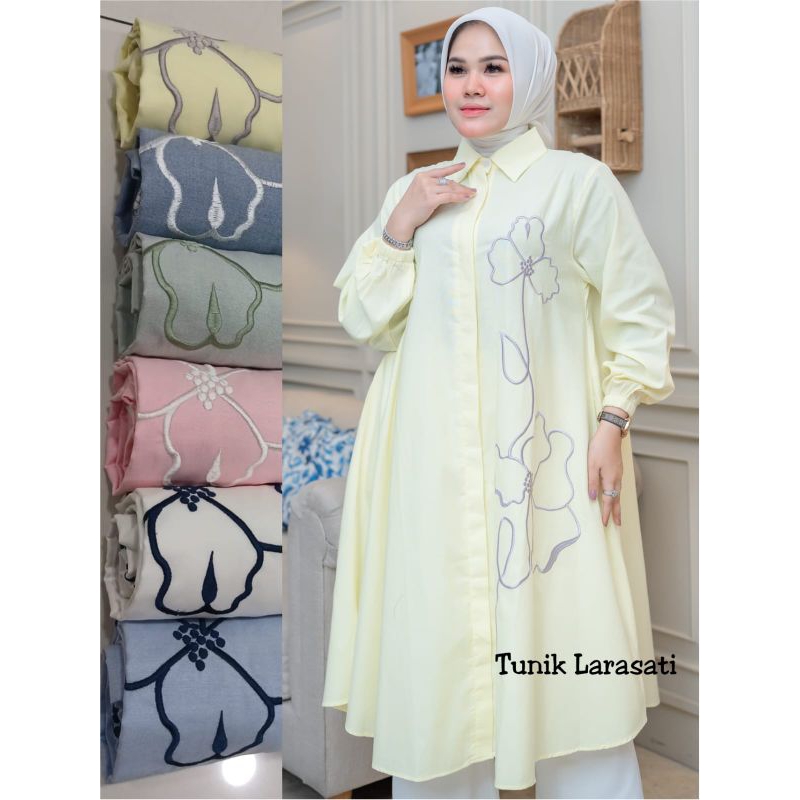Tunik Larasati terbaru winody/atasan wanita panjang baju tunik Larasati terbaru