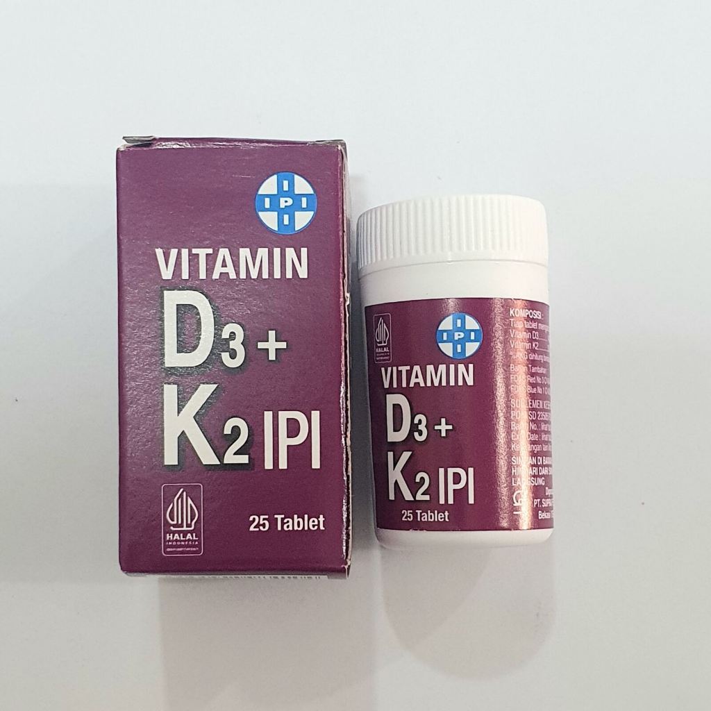 VITAMIN D3 K2 IPI 25 TABLET, READY HALAL, TEMPO SFF