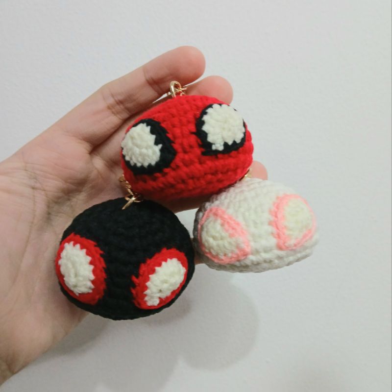 Spiderman Keychain Amigurumi