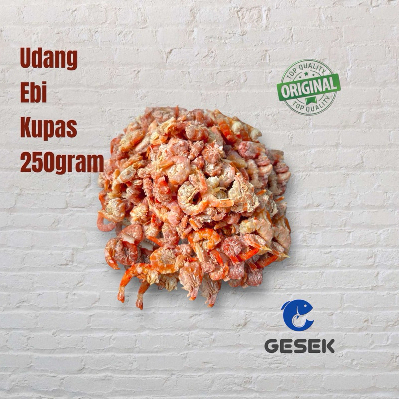 

Ikan Asin Udang Ebi Kupas Kering 250gram