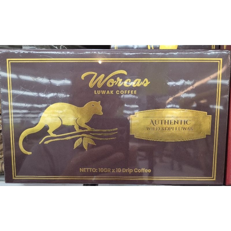 

Kopi Luwak Authentic Drip WORCAS Pure Kopi Luwak Authentic Drip 100g - HM.