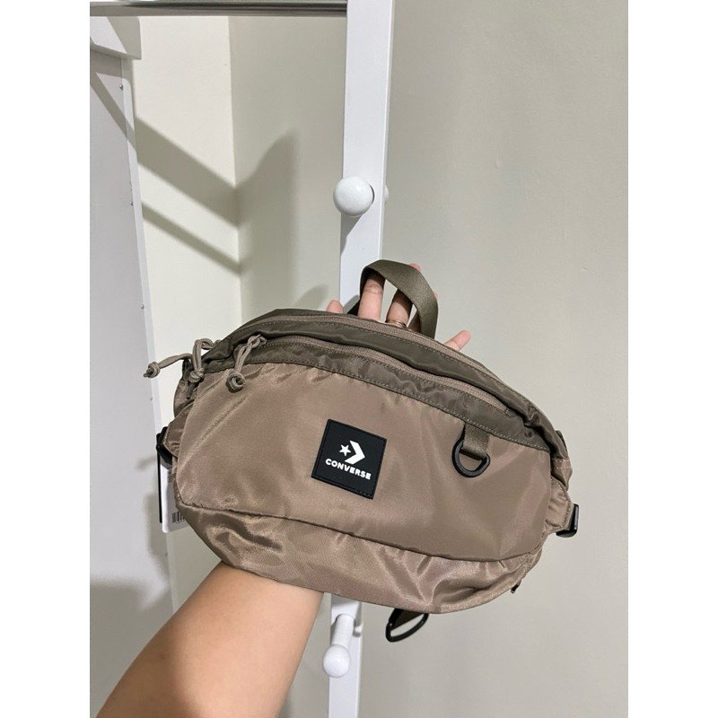 Tas Converse coklat sale 70% original sport station