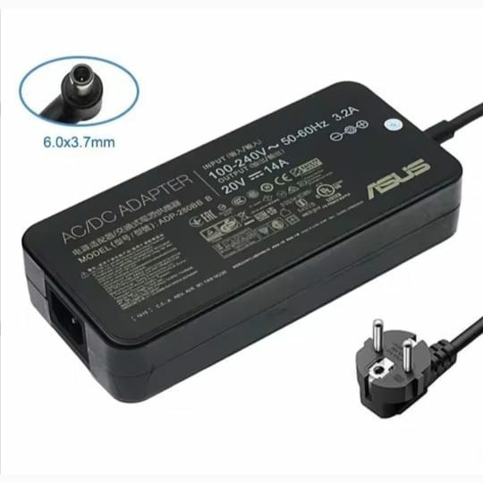 Adaptor Charger Laptop Asus ROG Zephyrus DUO 15 SE GX551QS GX551QR PG35V 20V 14A 280W