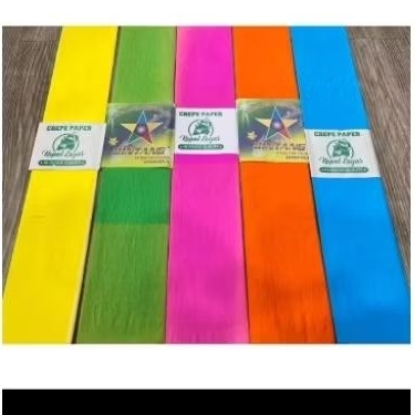 

Kertas krep lembaran /kertas klobot warna warni