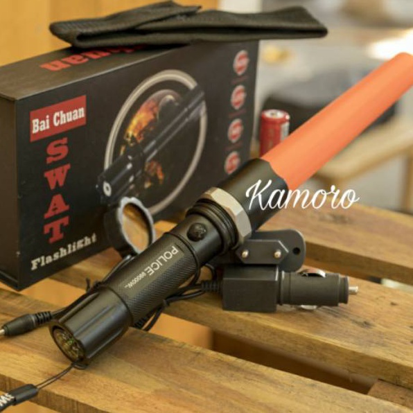 Diskon Besar  Paket senter waterproof swat police 99 wat LED cree