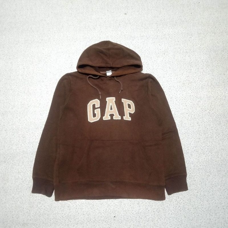 sweater Hoodie gap coklat