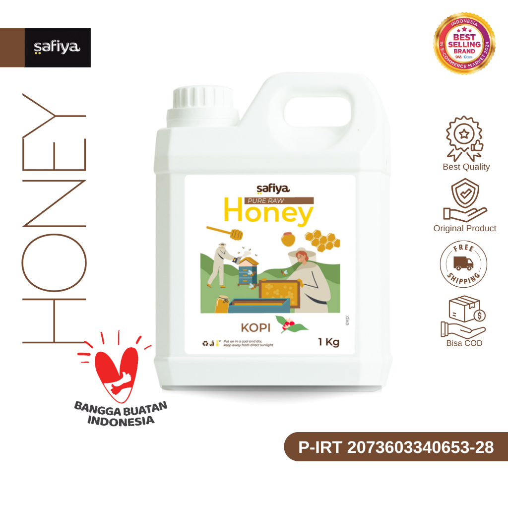 

Safiya Madu Murni Kopi 1 Kg Raw Honey Premium
