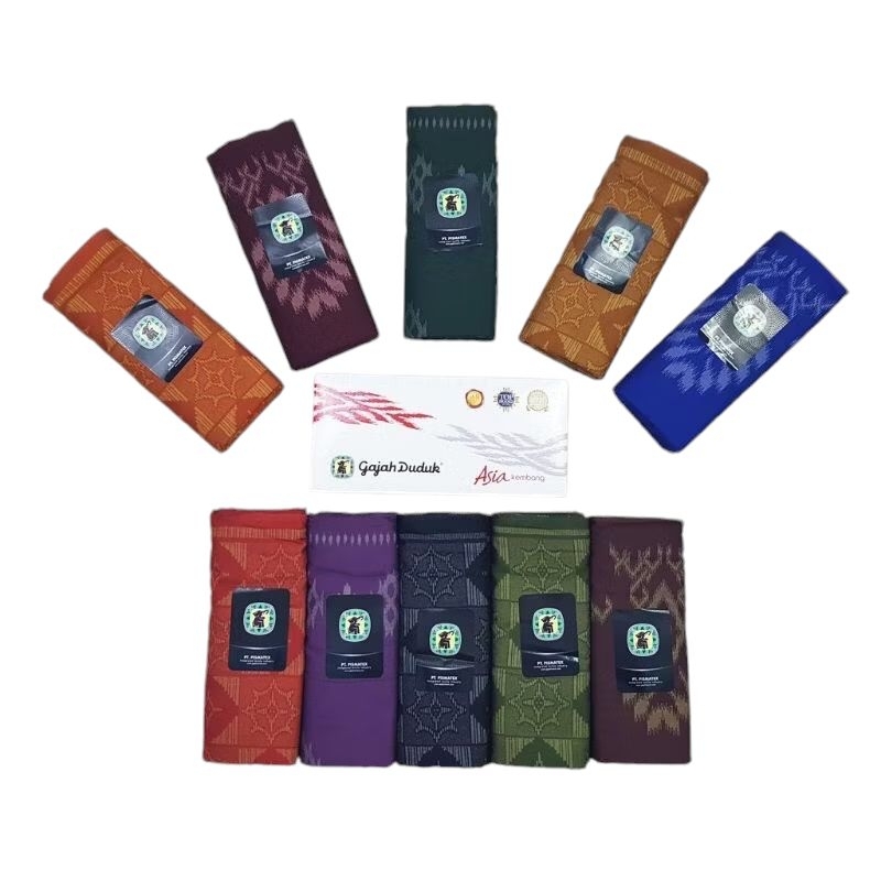 GAJAH DUDUK KEMBANG Dewasa | Sarung Gajah Duduk Motif Kembang| Sarung Motif Kembang