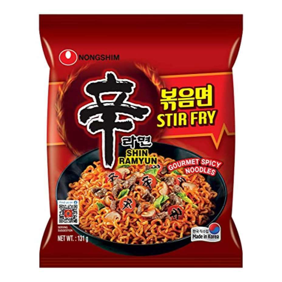 

Nongshim shin ramyun stir fry / goreng 131 gram