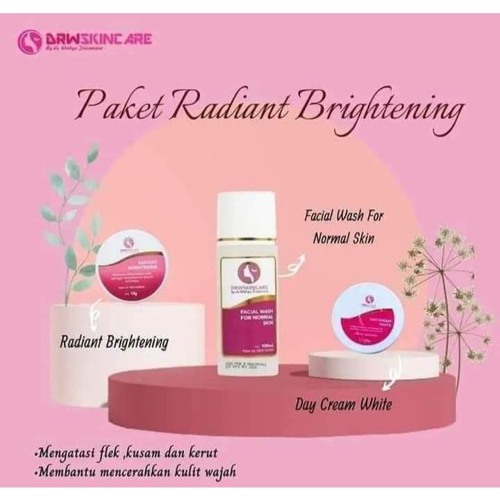 (ORIGINAL) PAKET RADIAN BRIGHTENING / PAKET RADIAN GLOW DRW SKINCARE / PAKET FLEK DRW SKINCARE / ECE