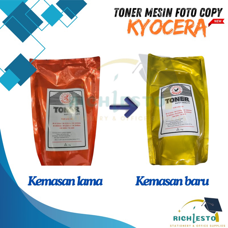 Toner Kyocera Mesin Fotocopy Warna Original Terlaris