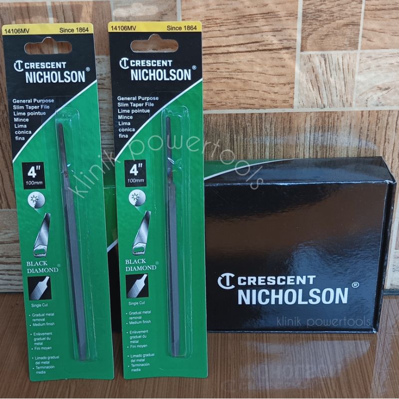 Kikir Gergaji Cap 2 kikir Nicholson 4" Original