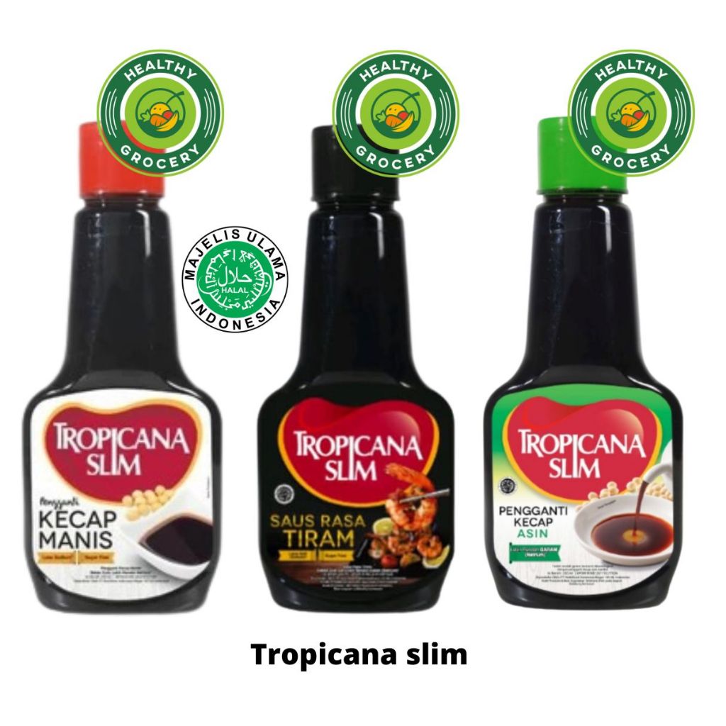 

Tropicana Slim Kecap Manis / Kecap Asin 200gr