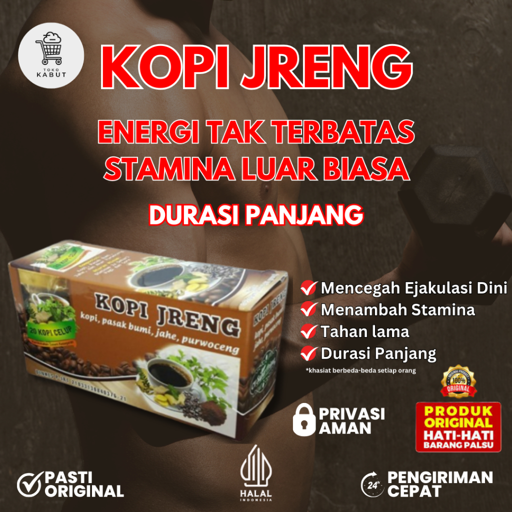 

Kopi Jreng 100% ORIGINAL Membantu Meningkatkan Stamina Pria Isi 20s