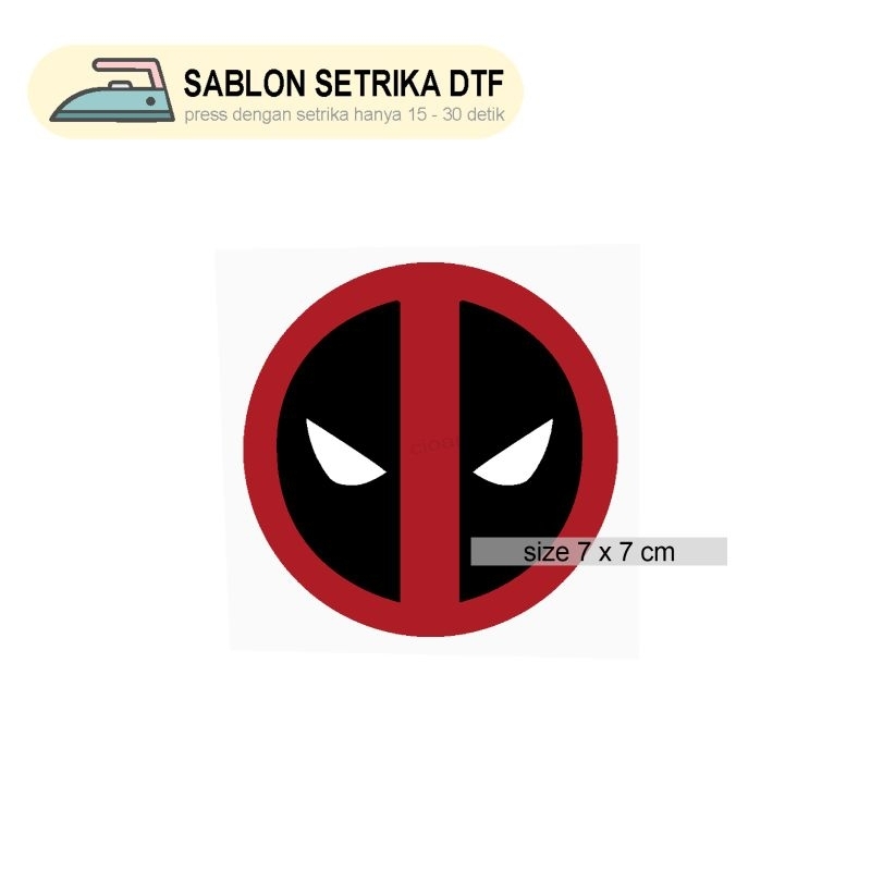 

Stiker Sablon SuperHero DeadPool