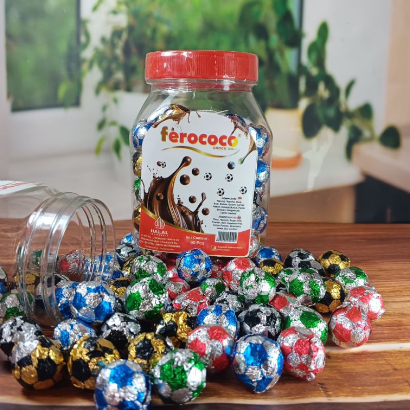 

1 toples coklat ball ferococo isi 60pcs