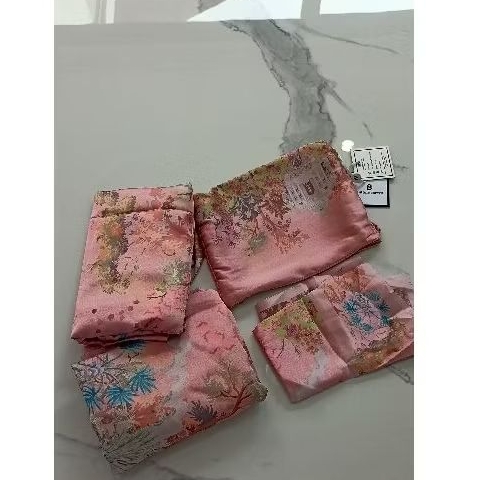 Mukena Button Scarves Pink