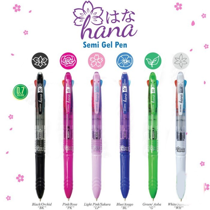 

Pulpen Zebra Hana A4C & 4C Harga Per Pcs - Harga Satuan