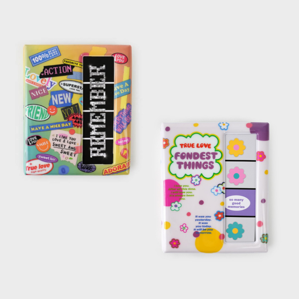 READY STOCK Daiso Wide 4 Cut Collect Book Photo Album