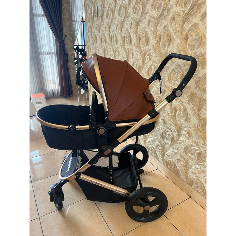 Stroller pliko elegante preloved