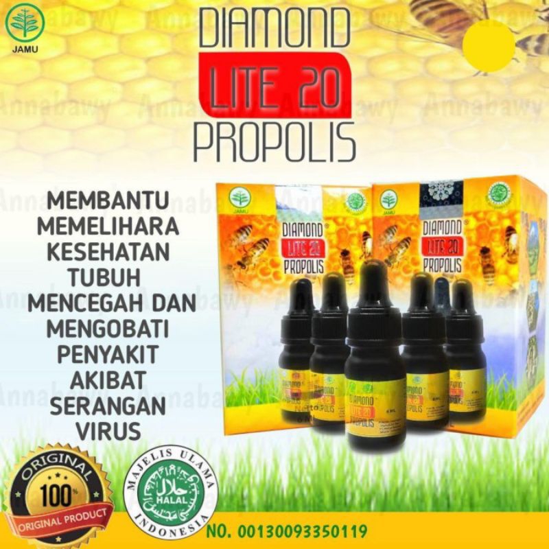

Propolis Diamond Lite 20 Liquid 6 ml Original