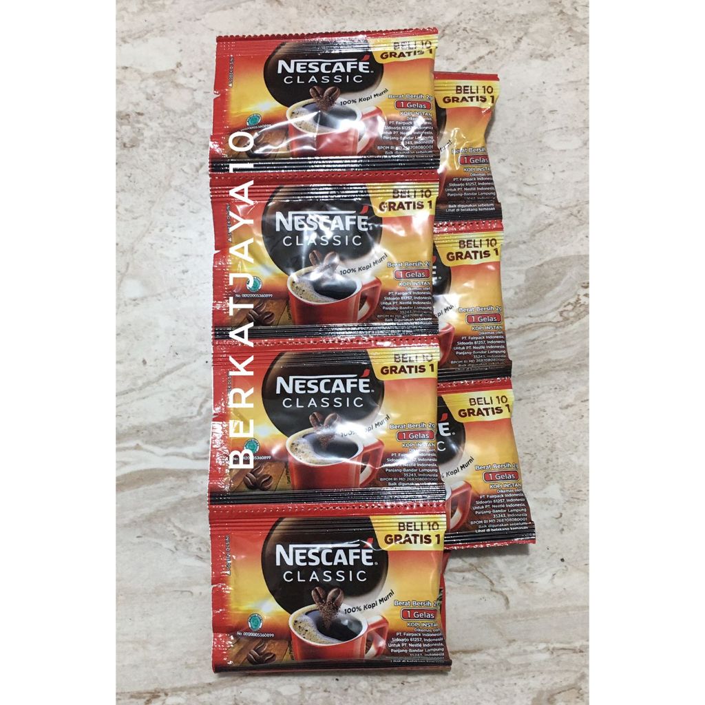 

Nescafe Classic Sachet Kopi Instan Murni Dalgona isi 10 x 2gr