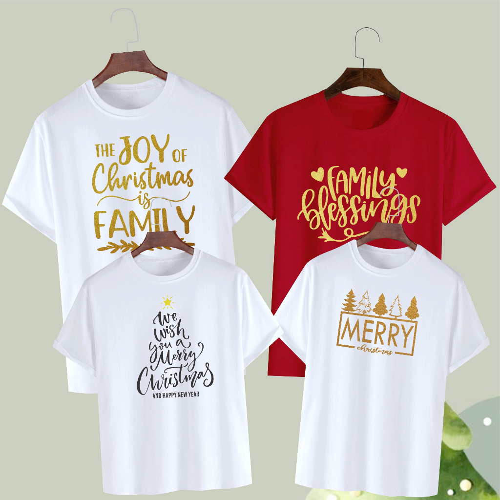 KAOS NATAL COUPLE KELUARGA / KAOS NATAL ANAK / KAOS NATAL DEWASA/KAOS NATAL COUPLE FAMILY / KAOS NAT