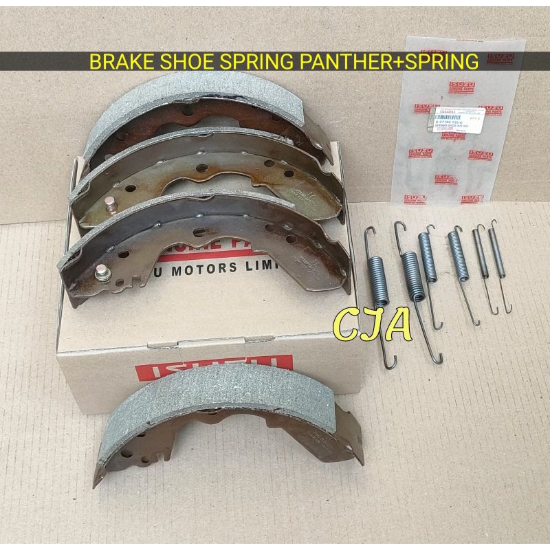 Brake Shoe/Kampas Rem Belakang + Per /Pirodo Kampas Rem Belakang(6 Pcs) Panther 2.3/Panther