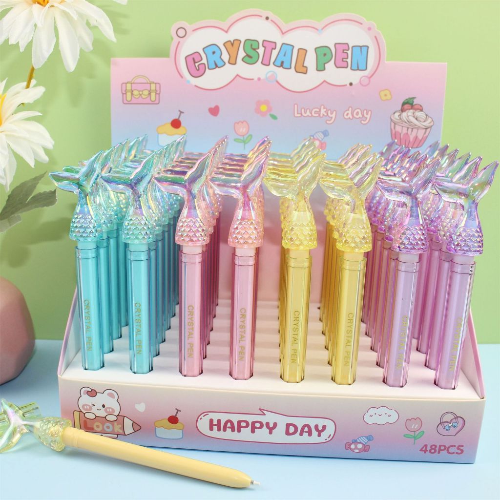 

New Lipstik Pen Pulpen MERMAID Crystal Impor