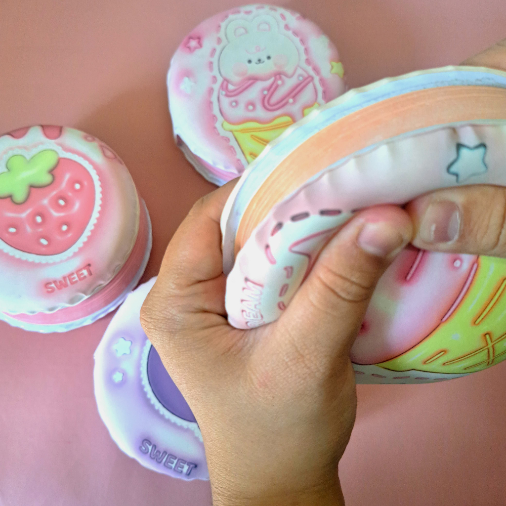 

(Bulat Squishy) Buku Notebook Catatan Agenda Diary Squishy Notebook Cute Lucu Cover Empuk Seperti Bantal Squishy