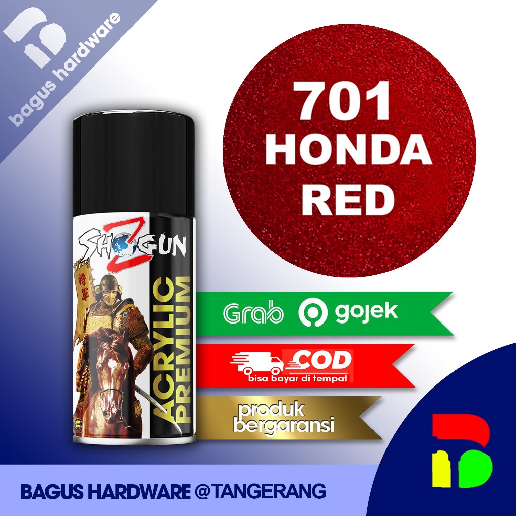 

Cat Semprot Shogun Z Acrylic Premium Honda Red 701