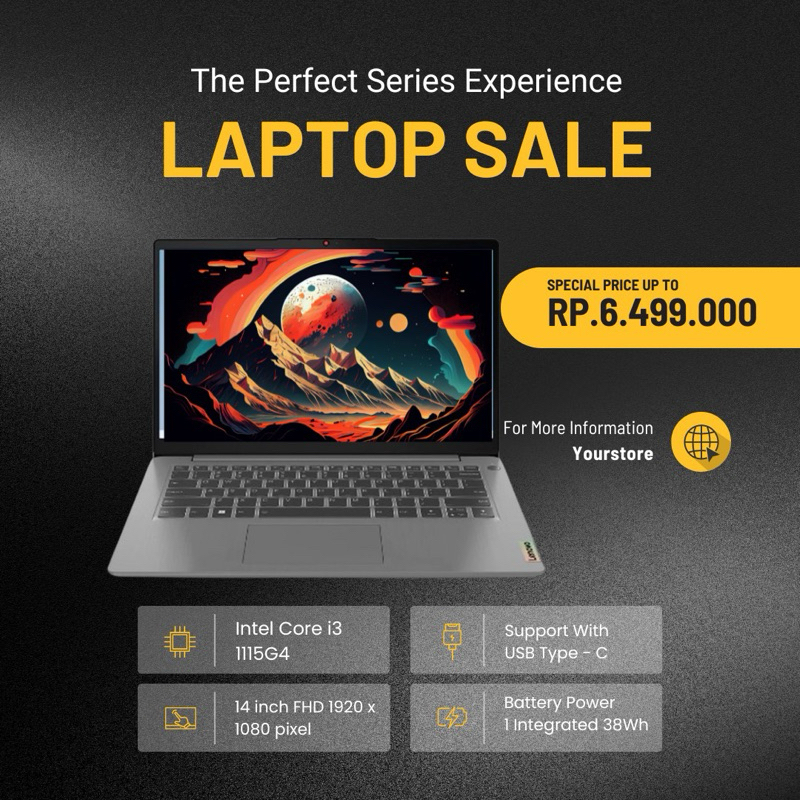 Lenovo laptop slim 3i Intel Core i3-1215U