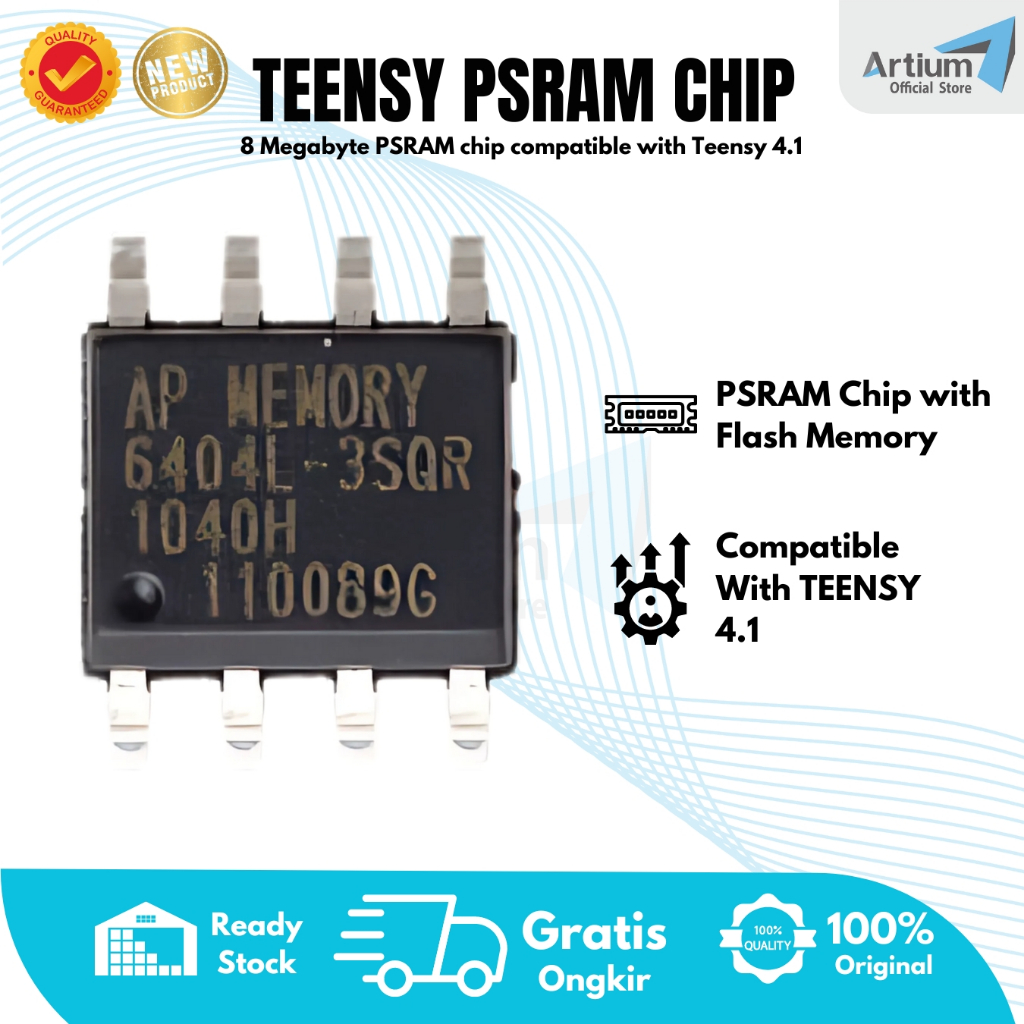 Teensy 8 MB PSRAM Chip For Teensy 4.1